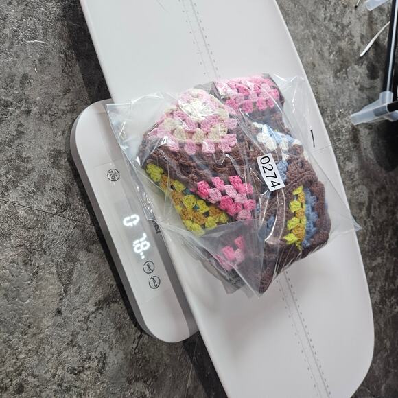 Zara Crotchet Granny Square Boho Festival Knit Colorful Shorts Size Small - Picture 5 of 7